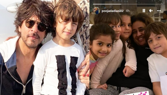 Shah Rukh Khan’s manager Pooja Dadlani shares unseen pic of AbRam, Yash and Roohi