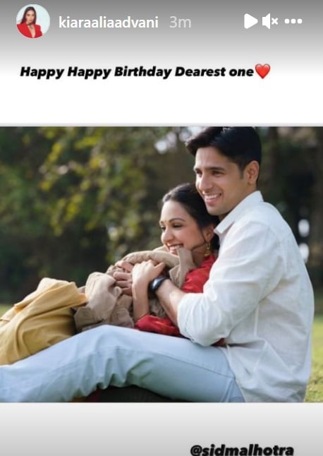 Kiara Advani extends heartfelt wishes to beau Sidharth Malhotra on birthday: See