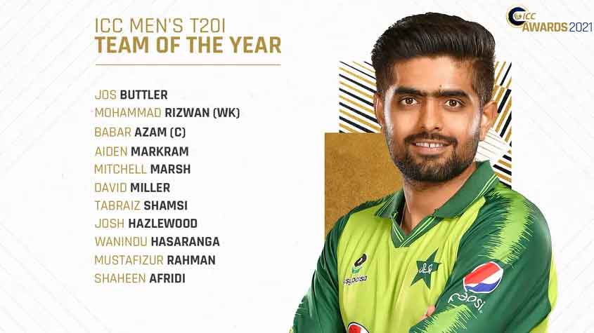 No Indian player: Babar Azam, Shaheen, Rizwan named in ICC T20I Team of the Year