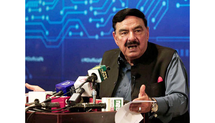 Federal Minister for Interior Sheikh Rasheed. — AFP/File
