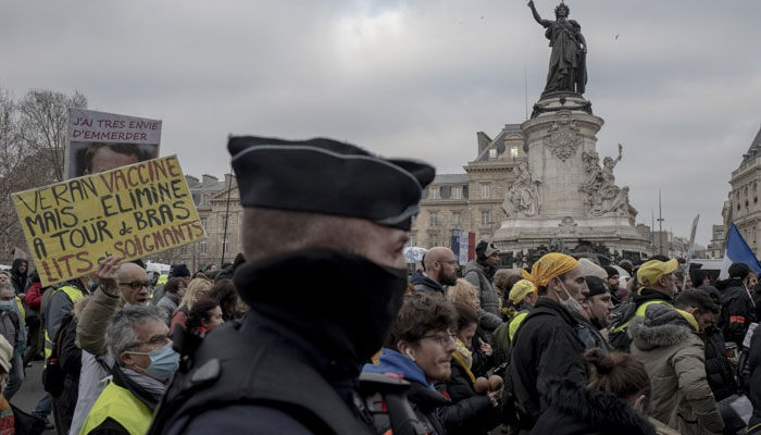 People in France continue to protest against the government step of making Covid health pass mandatory. Agencies