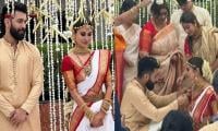 Mouni Roy & Suraj Nambiar tie the knot as per South Indian rituals, see pics