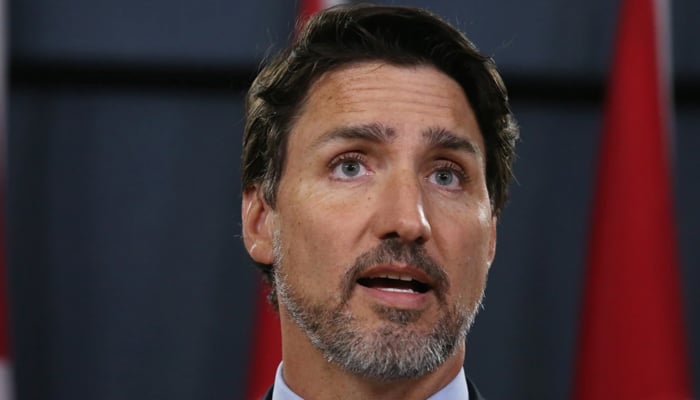 Canadian Prime Minister Justin Trudeau speaks at a news conference on January 8, 2020, in Ottawa, Canada. — AFP