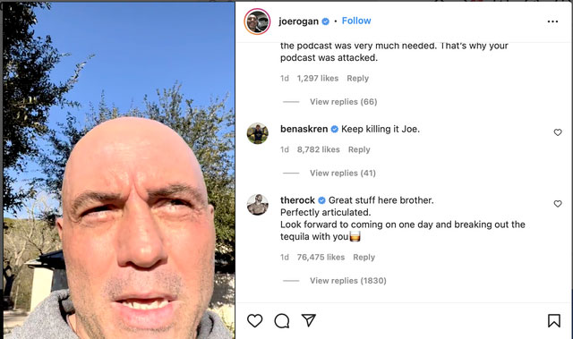 Dwayne Johnson sparks outrage for supporting Joe Rogan amid misinformation scandal