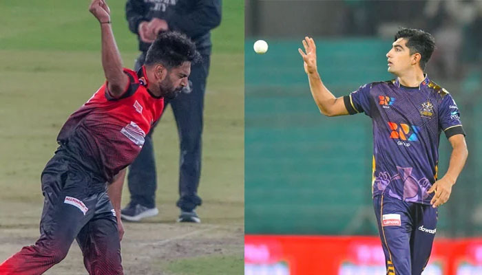 Haris Rauf (L) and Naseem Shah (R) — PCB