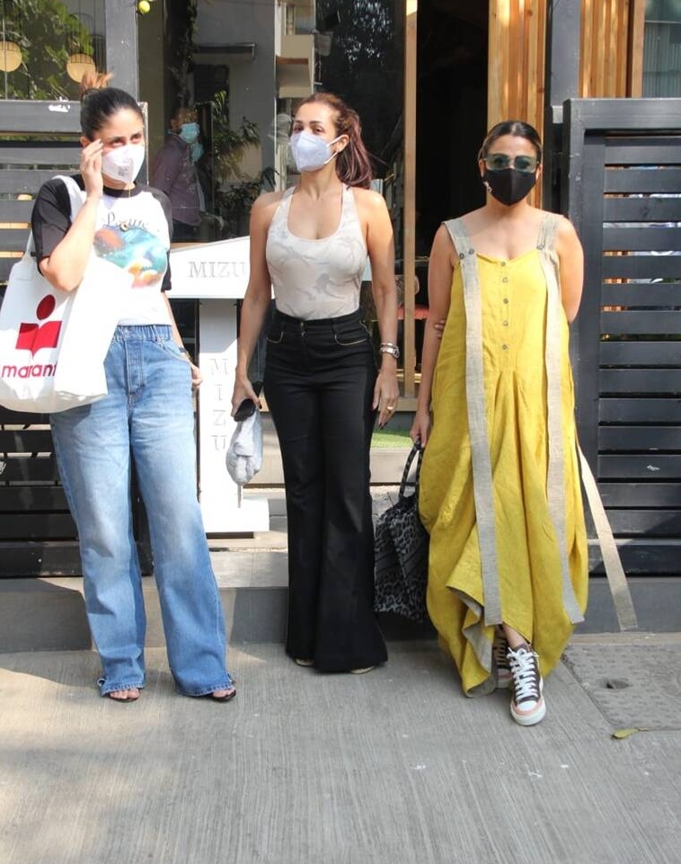 Kareena Kapoor, Malaika & Amrita Arora flaunt style as they enjoy lunch date, see pics