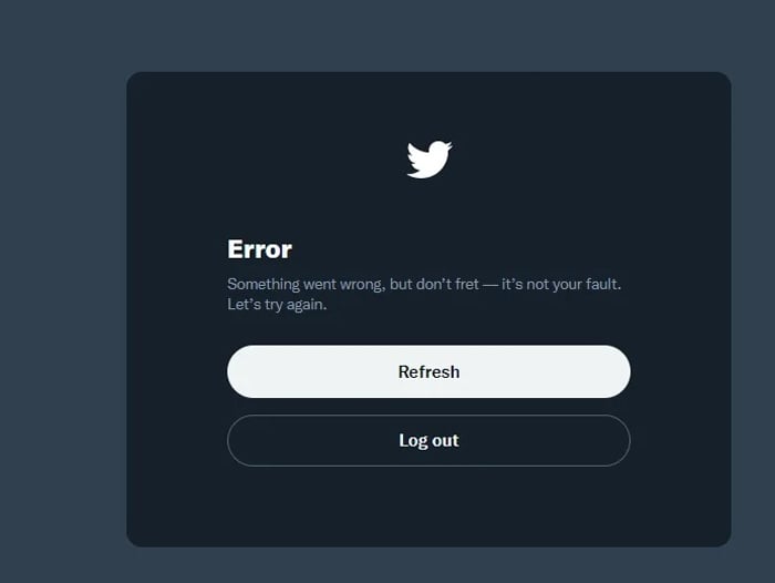 Twitter down globally