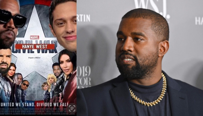 Kanye West is refusing to dial down his anger over Kid Cudi’s friendship with Kim Kardashian’s beau Pete Davidson