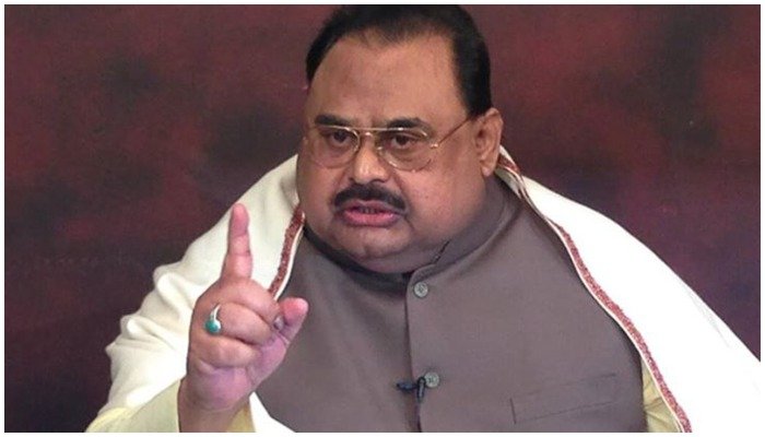Leader and founder of Muttahida Qaumi Movement (MQM) Altaf Hussain. Photo: MQM Facebook official page