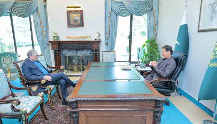 American philanthropist meets Prime Minister Imran Khan at PM Office after arriving in Islamabad on Thursday. -PID
