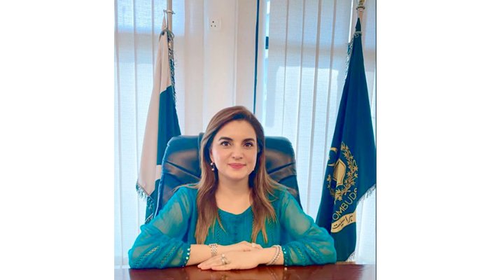 Federal Ombudsperson for Protection against Harassment of Women at Workplace (FOSPAH) Kashmala Tariq. — Twitter