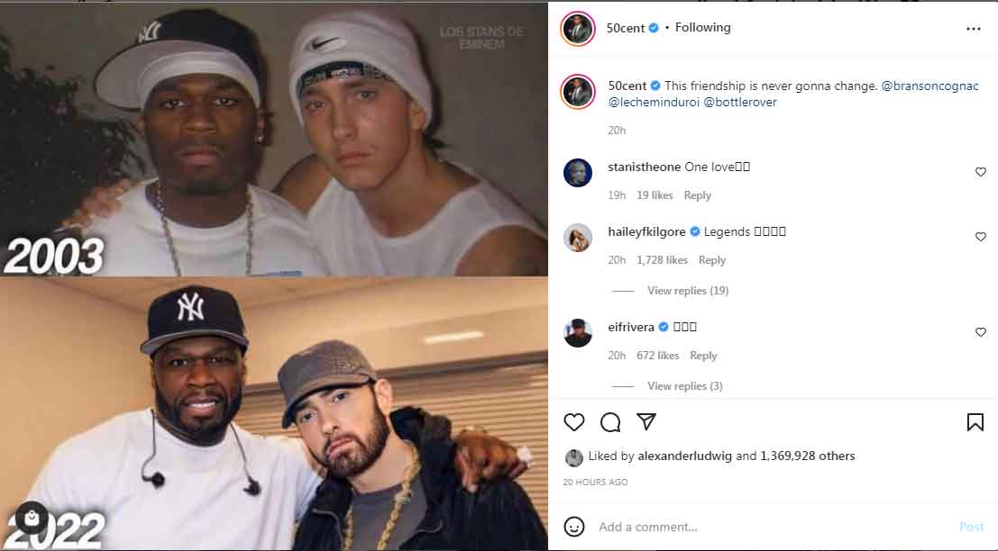Vikings Bjorn Ironside admires 50 Cents friendship with Eminem
