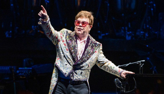 Elton John performed at Madison Square Garden in New York on Tuesday just hours after a private jet failure