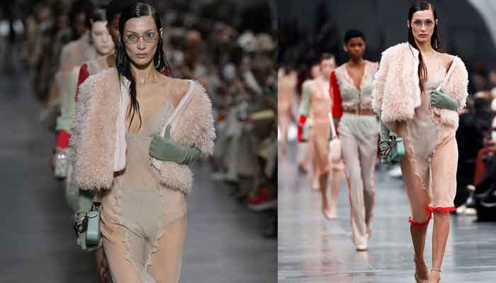 Bella Hadid wows in black ensemble as she enjoys outing with boyfriend Marc Kalman