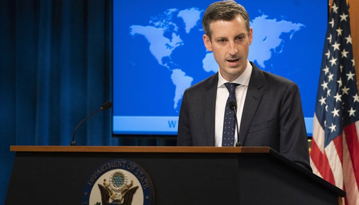 US State Department Spokesperson Ned Price. Photo: AP/file