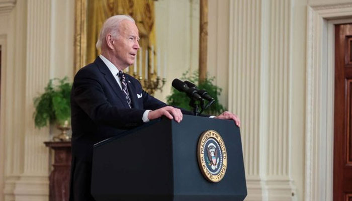 Biden has unveiled far-reaching sanctions against Russia in concert with the Western allies. Agencies