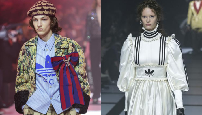 Alessandro Michele has long seen an affinity between Gucci’s stripes and adidas’ stripes