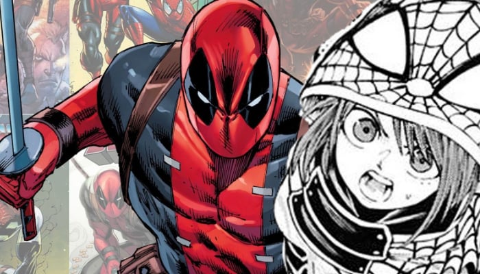 In Deadpool: Samurai, Marvel’s Deadpool gets help in his battle against evil from All Might, the muscular hero in My Hero Academia