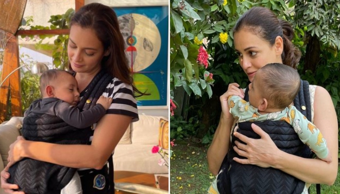 Dia Mirza's adorable moment with baby Avyaan sends internet into meltdown