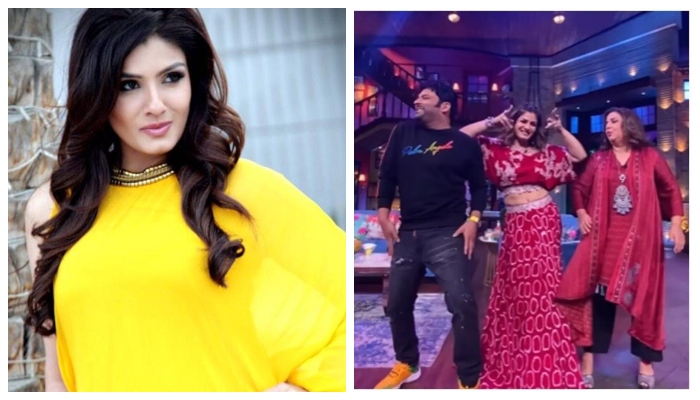Watch: Raveena Tandon recreates iconic song from ‘Mohra’ on The Kapil Sharma Show