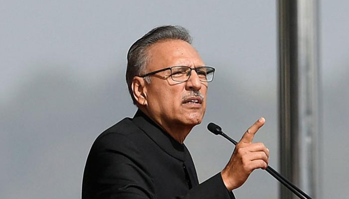 President Arif Alvi. Photo: file