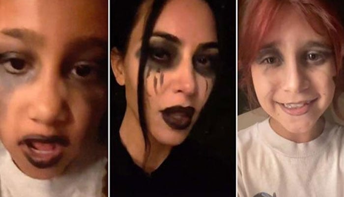 Kim Kardashian, emo girl North post goth TikTok video after Kanye West revolt