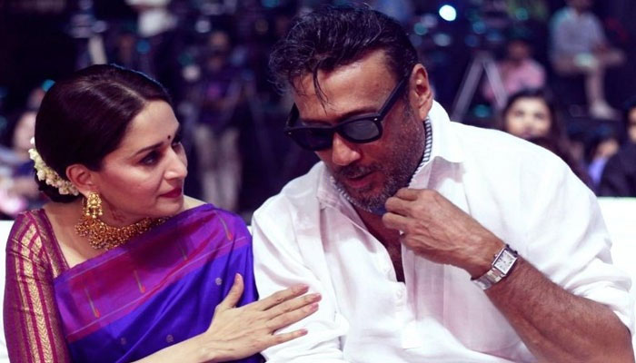 Madhuri Dixit shares the dance floor with Jackie Shroff after three decades: Watch