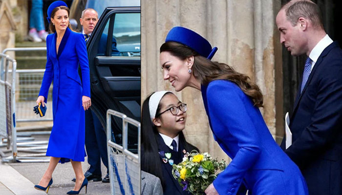 Kate Middleton rocks amazing blue dress at royal event to express
