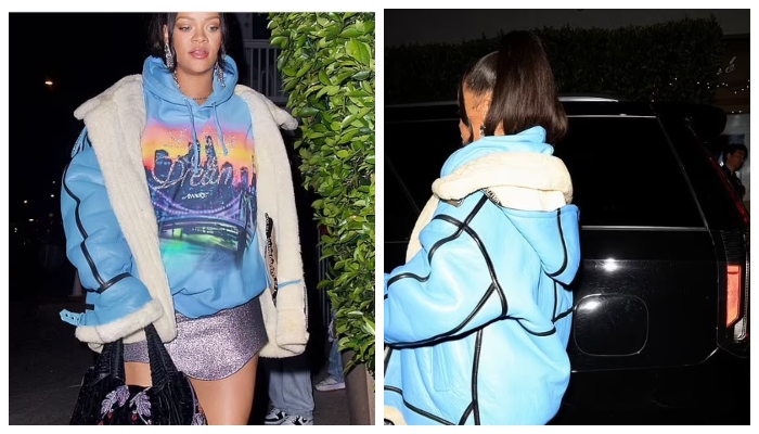 Rihanna leaves fans spellbound with her glam look in vibrant mini skirt