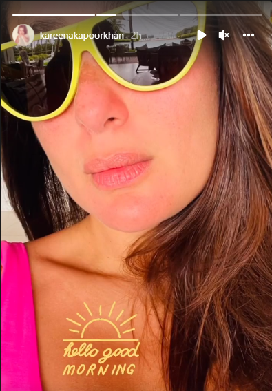 Kareena Kapoor gives fans a glimpse into her sunny morning from Maldives