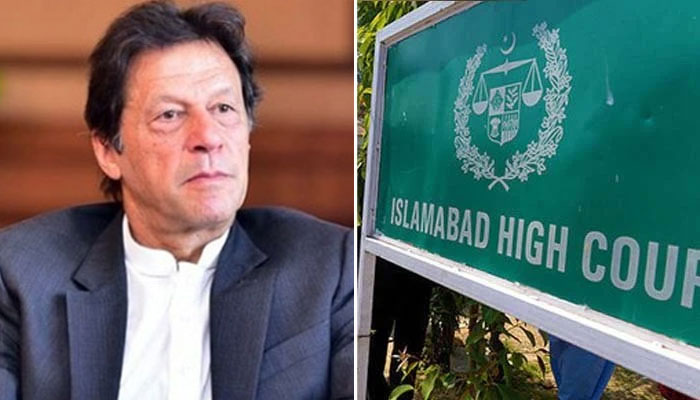 The Islamabad High Court bars the Election Commission of Pakistan (ECP) from taking any action against Prime Minister Imran Khan in code of conduct violation case. Photo: file