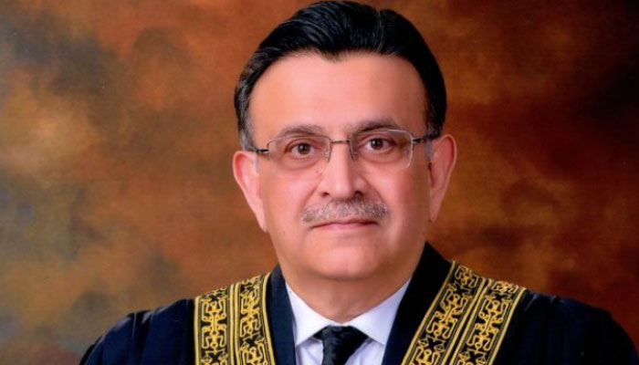Chief Justice of Pakistan (CJP) Umar Ata Bandial. Courtesy Supreme Court
