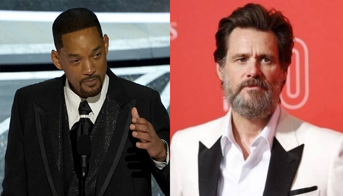 Jim Carrey bashes Hollywood for lauding Will Smith on winning Oscar