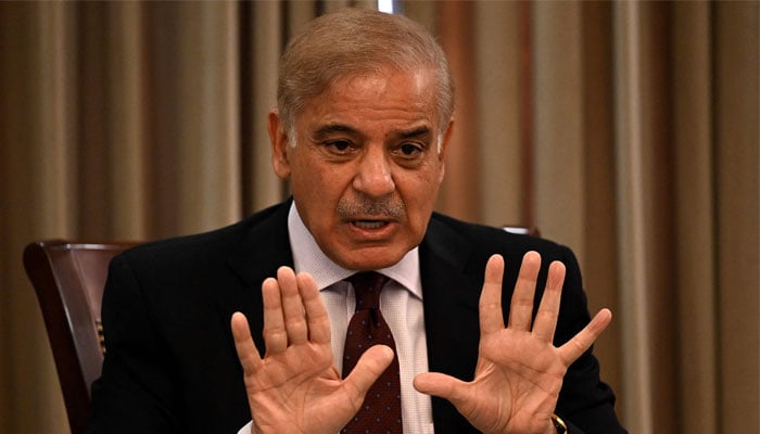 Opposition Leader in the National Assembly Shahbaz Sharif. Photo: AFP
