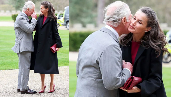 Prince Carlos unleashes reactions with his warm greeting to Queen Letizia of Spain