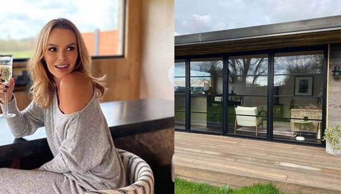 Amanda Holden gets cozy in a newly converted garden cottage: photo
