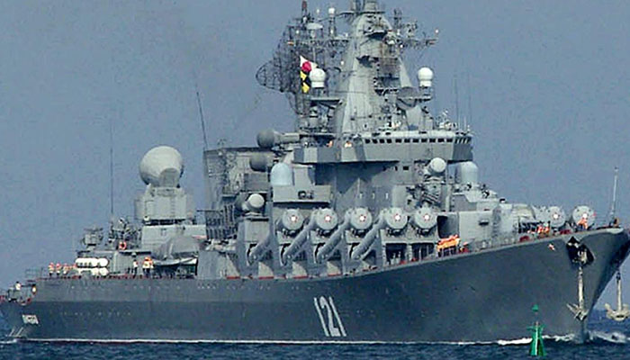 Russias Black Sea flagship. Photo: AFP/file