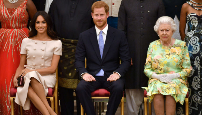Prince Harry and Meghan Markle visited Queen Elizabeth in Windsor, UK on Thursday