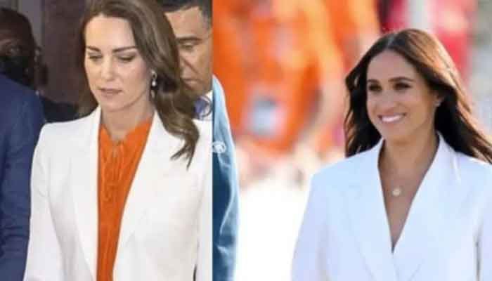 Kate Middleton was inspiration behind Meghan Markles The Hague outfit?