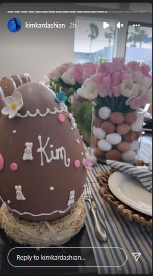 Kim Kardashian Sets Major Easter Celebration Goals in Latest Snaps