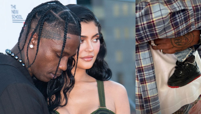 Kylie Jenner shares new sweet snap of her son snuggling up in arms of his dad Travis Scott