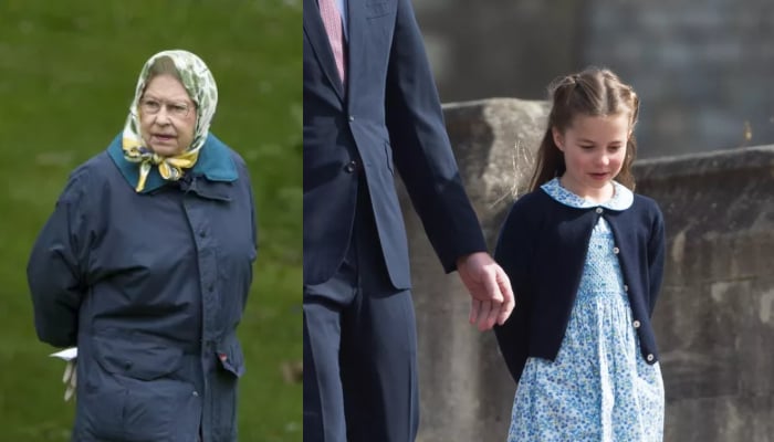Princess Charlotte seems to be taking after her great-grandmother, Queen Elizabeth