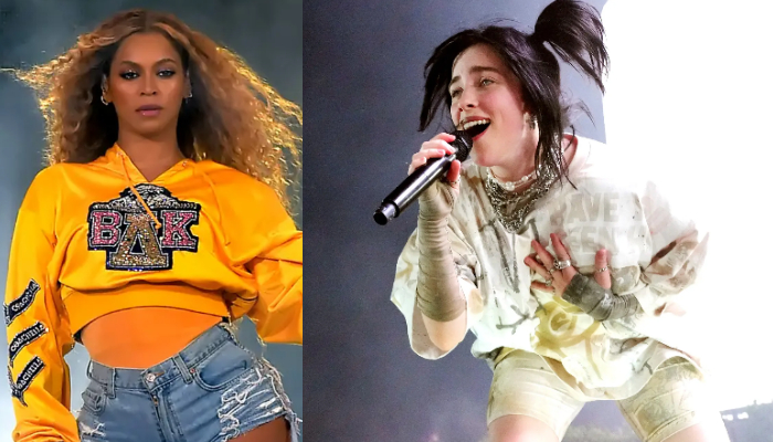 Billie Eilish apologised for not being Beyoncé at the Coachella music festival on Sunday night