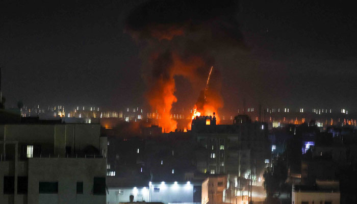Israeli airstrike hits Gaza. Photo: AFP/file