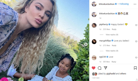 Khloé Kardashian, daughter True’s sun-kissed selfie from Easter leaves fans in awe
