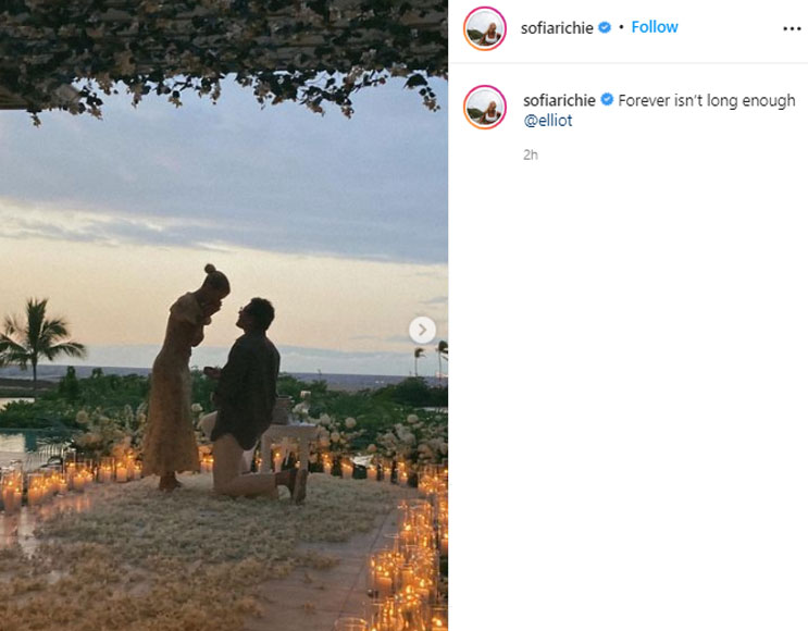 Sofia Richie gets engaged to Elliot Grainge, shares loved-up pics to tease her ex Scott Disick