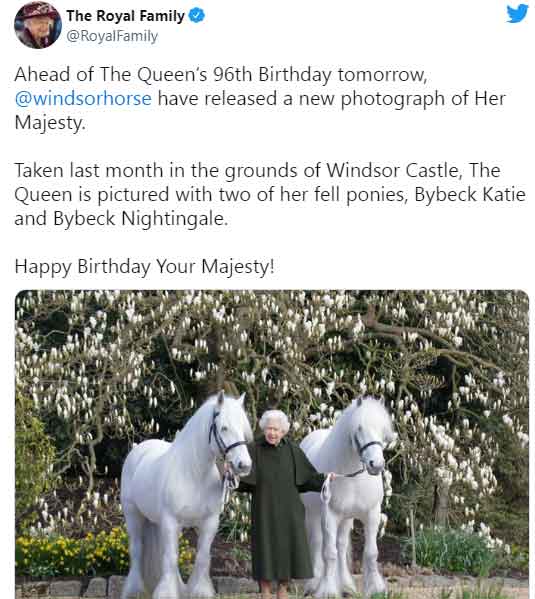 Who took Queen Elizabeths new photograph in the grounds of Windsor Castle?