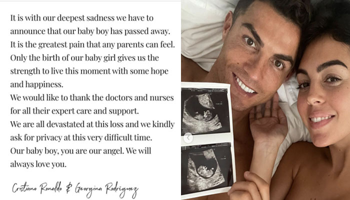 Cristiano Ronaldo vows to never forget fans respect and compassion after sons death