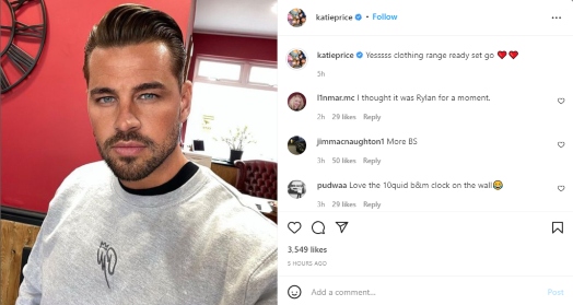 Katie Price 'Confirms' Her Relationship With Fiancé Carl Woods Via Latest IG Post