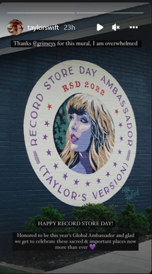 Taylor Swift محدود ایڈیشن vinyl کے ساتھ ریکارڈ اسٹور ڈے 2022 منا رہی ہے۔